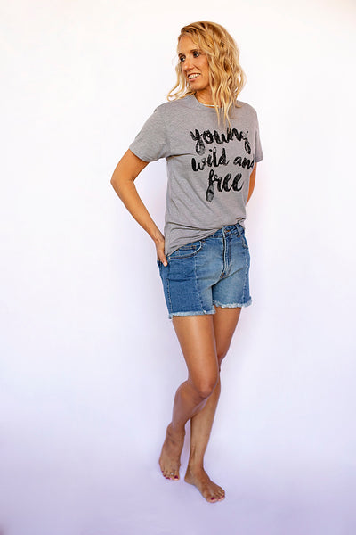Young Wild and Free Tee