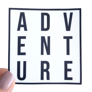 Square Adventure Sticker