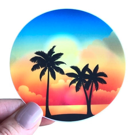 Rainbow Sunrise Sticker